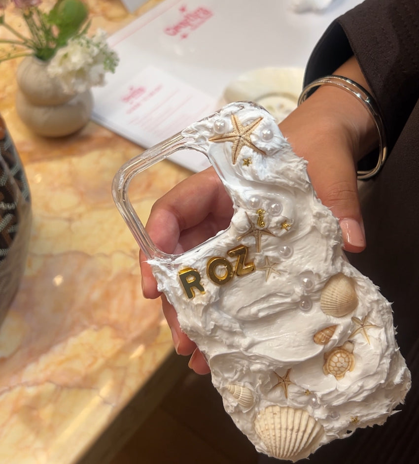 Sea Shells Phone Case Workshop  - Dubai - Abc Roasters Cafe, One central DWTC  | Friday 11 - 7-2025