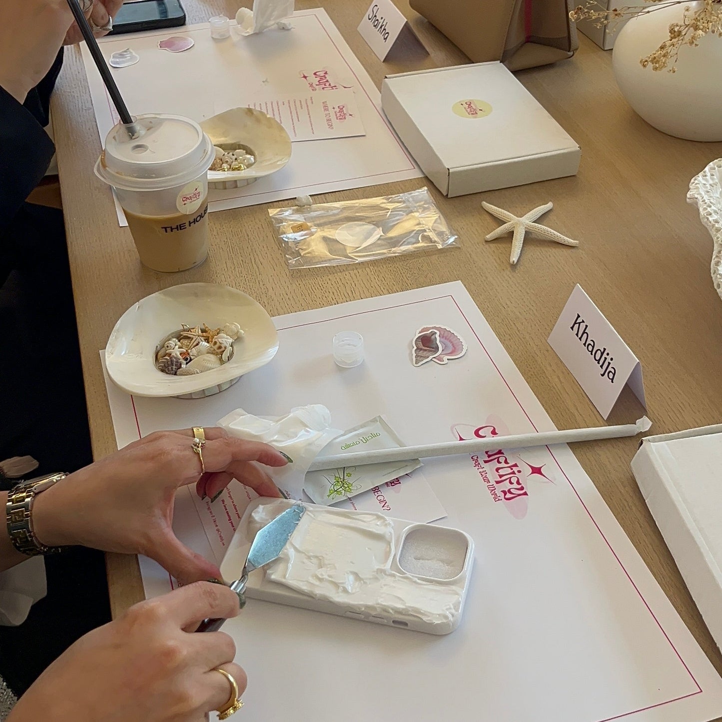 Sea Shells Phone Case Workshop  - Dubai - Abc Roasters Cafe, One central DWTC  | Friday 11 - 7-2025